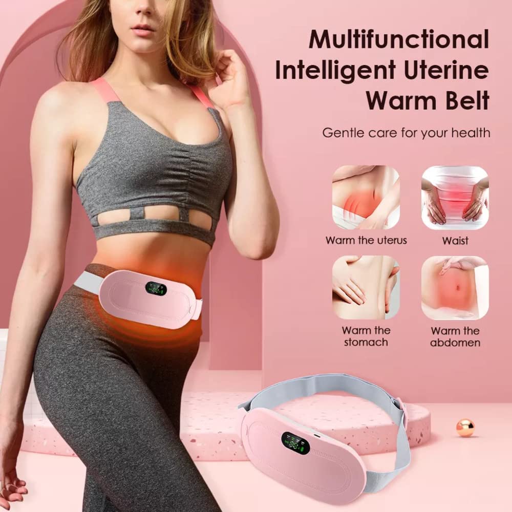Period Cramp Relief Massager with Heating Pad for Back Pain|Cramp Free- Period Cramp Relief Heater & Massager|Works As Periods Pain Relief|Periods Cramps,Back/Belly Heating Pad 18057