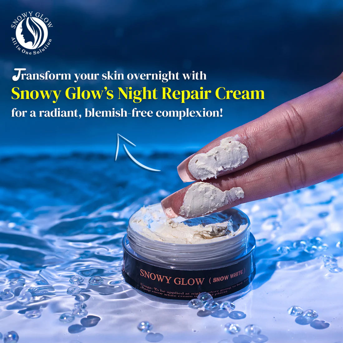 Snowy Glow face Cream 100ml Lorexa