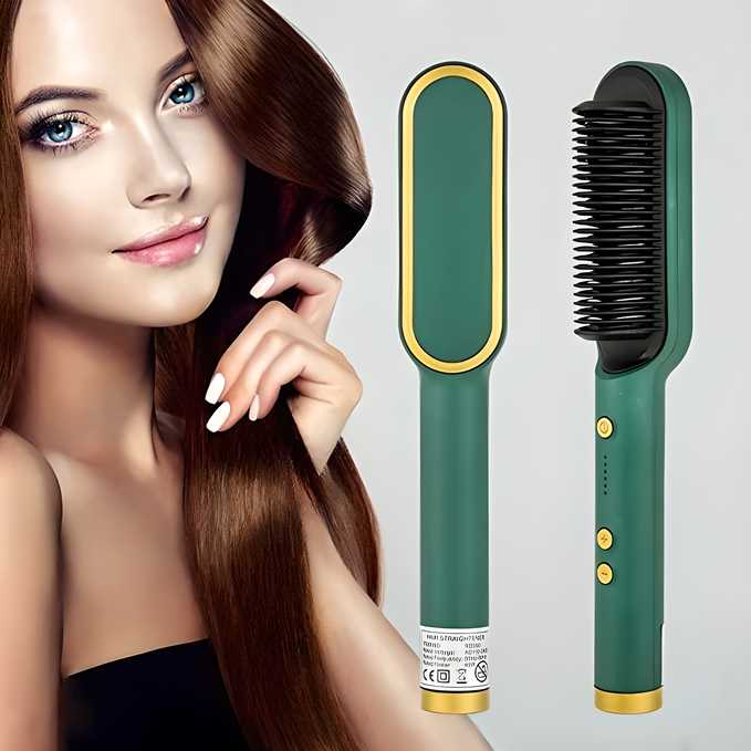 Professional Electric Hair Straightener Comb Brush 07ufrb-rm