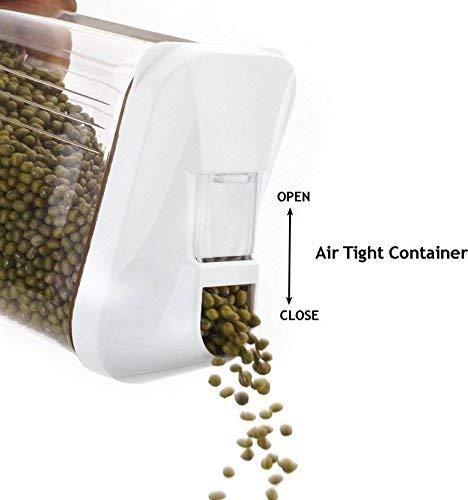 Plastic Dispenser Jar/Container (15x9x22cm) Pack of 6 07ufrb-rm