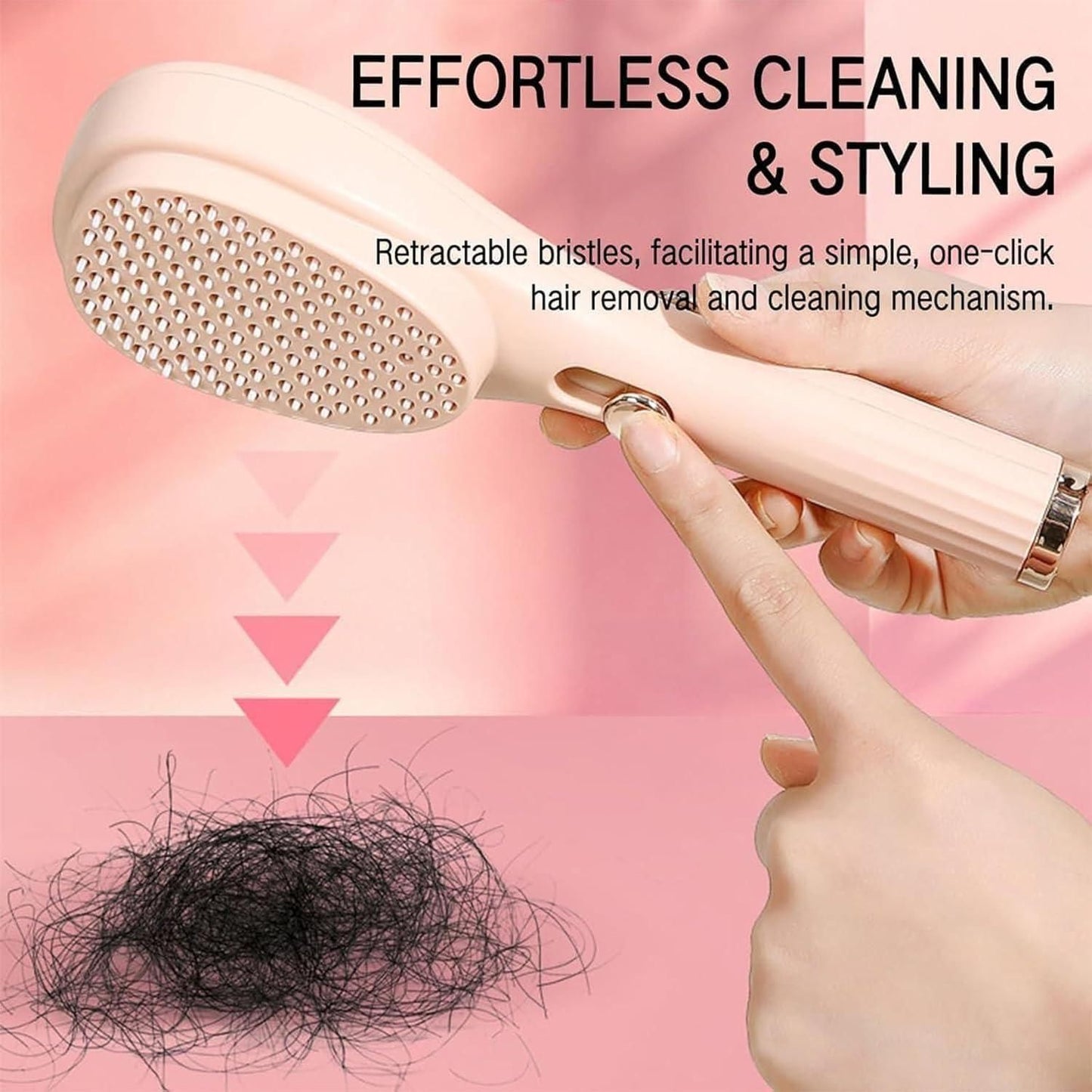 Scalp Massage Comb with Retractable Bristle 07ufrb-rm
