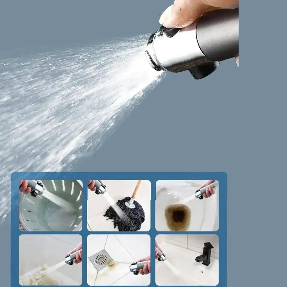 High Pressure 3-Setting Handheld filtration brush Shower head - lorexa