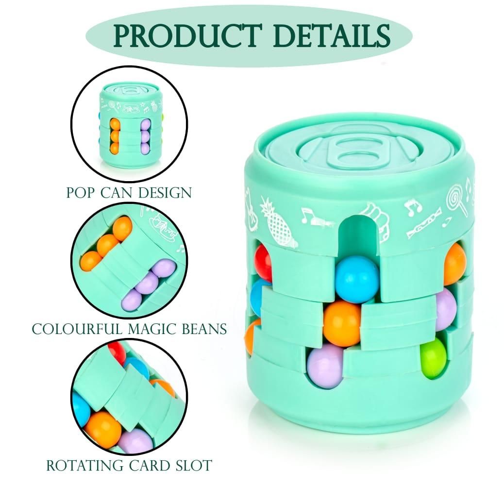 Can Cube Toy Magic Bean Rotating Sliding Puzzle Game - lorexa
