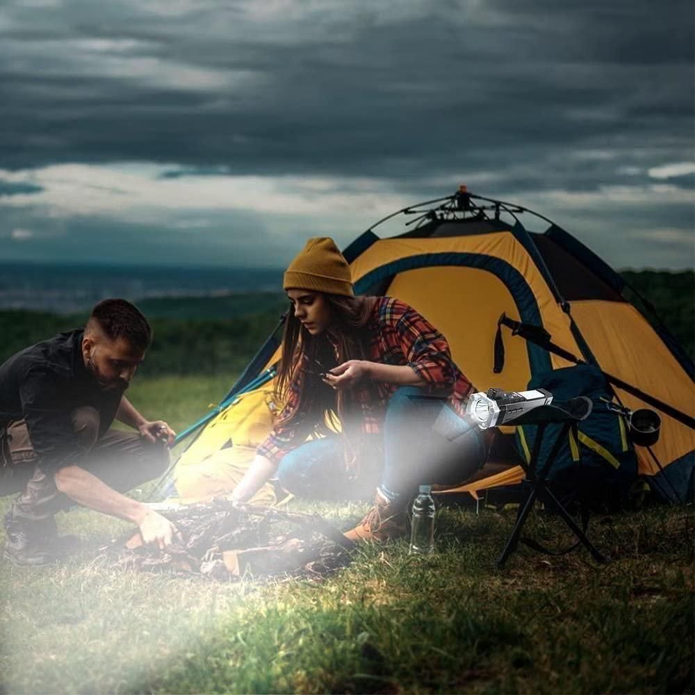 Portable Rechargeable Torch LED Flashlight - lorexa