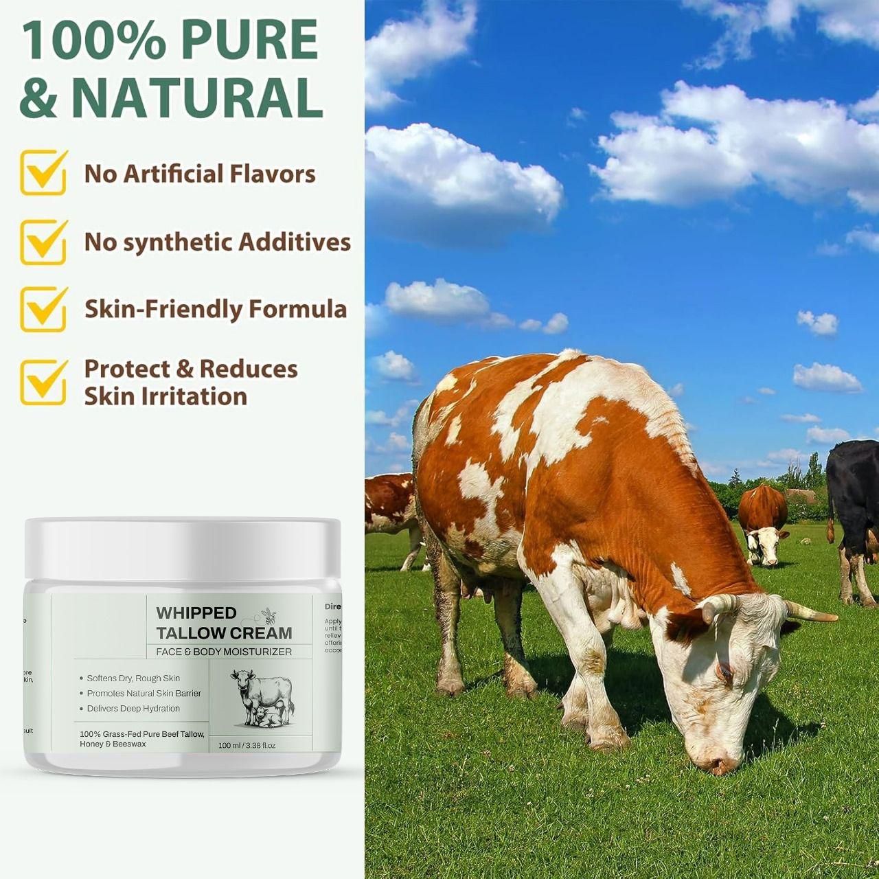 Whipped Tallow Cream 200 ml Pack of 2 07ufrb-rm