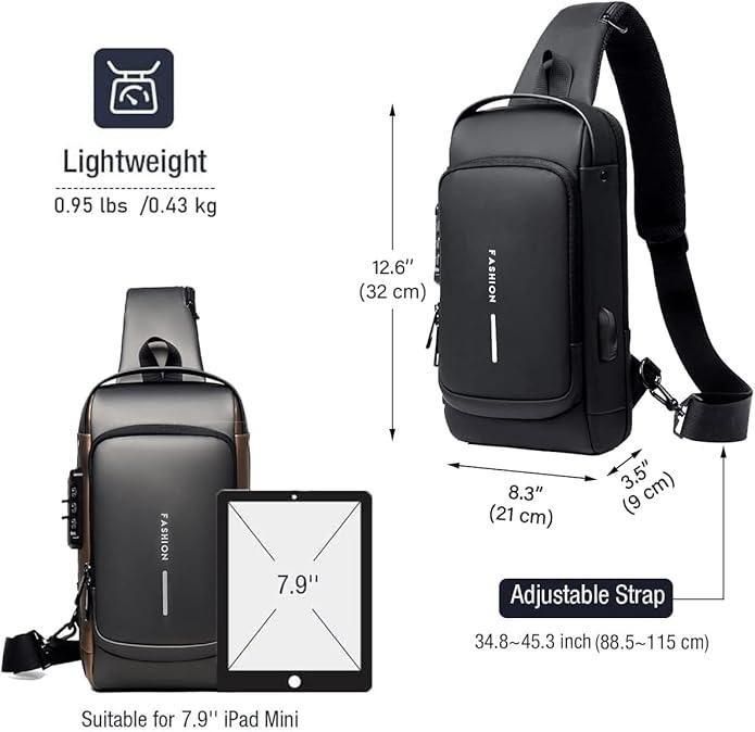 Sling Bag for Men & Women - lorexa