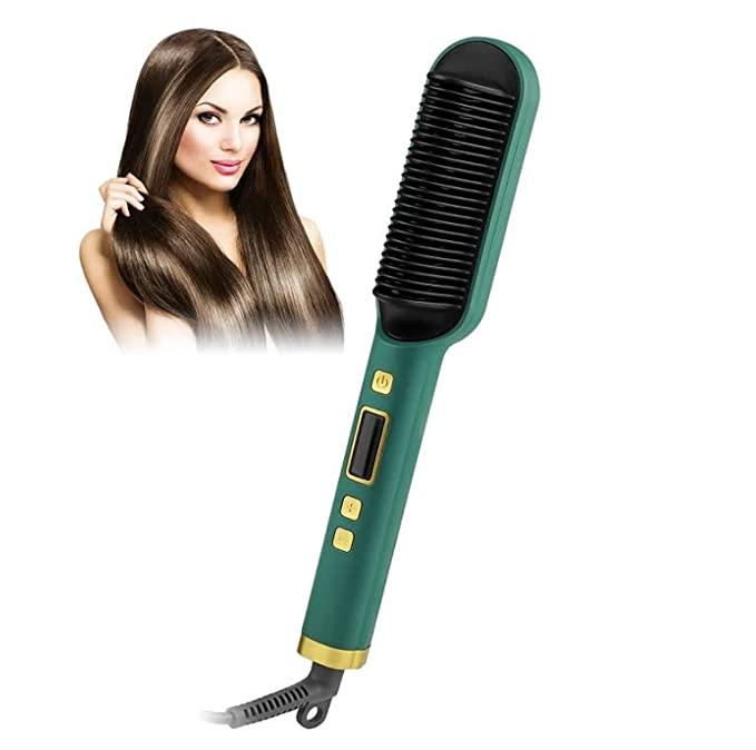 Professional Electric Hair Straightener Comb Brush 07ufrb-rm