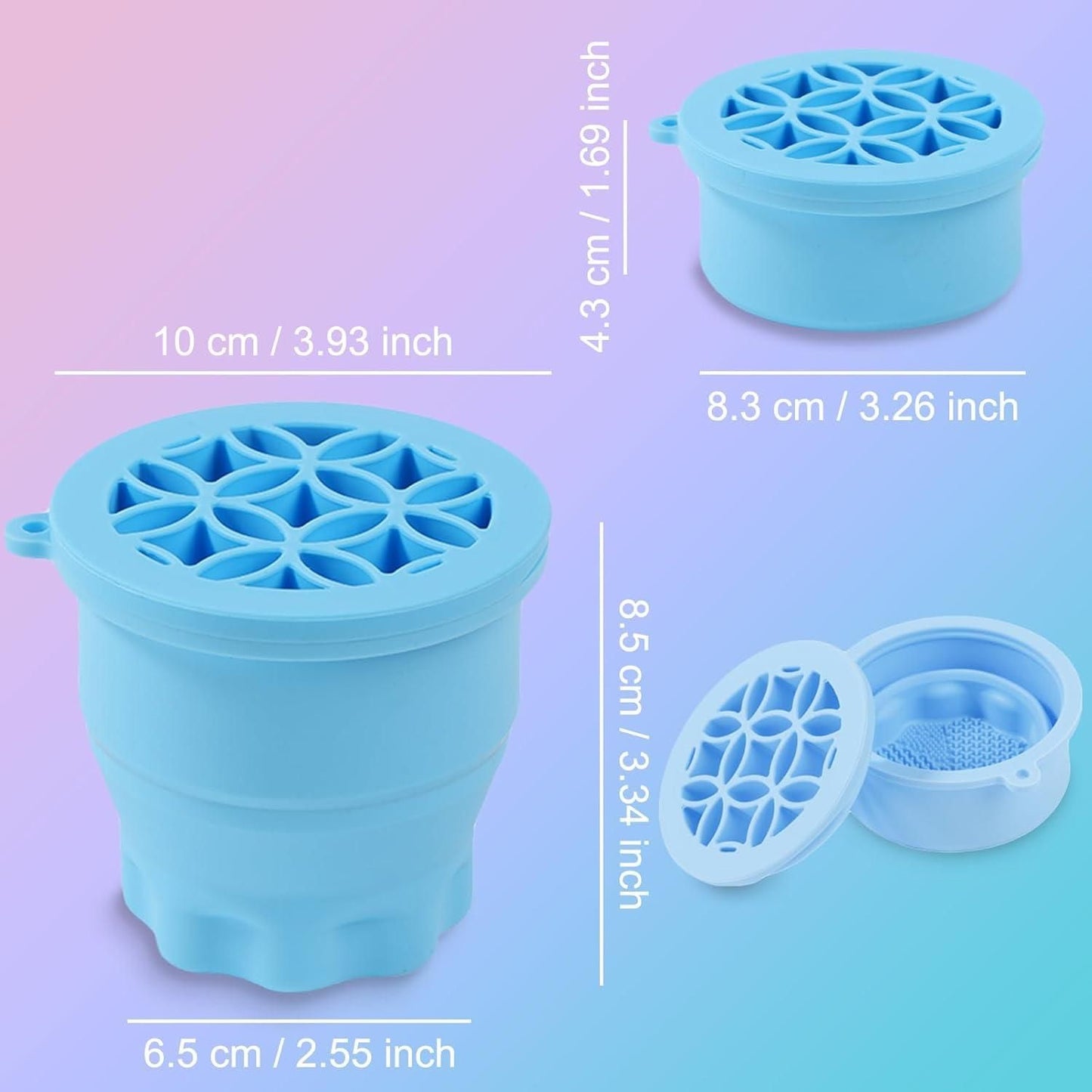 Silicon Makeup Brushes Cleaning Cup 07ufrb-rm