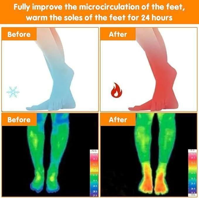 Self Heating Socks Winter Warm Massage Socks 07ufrb-rm