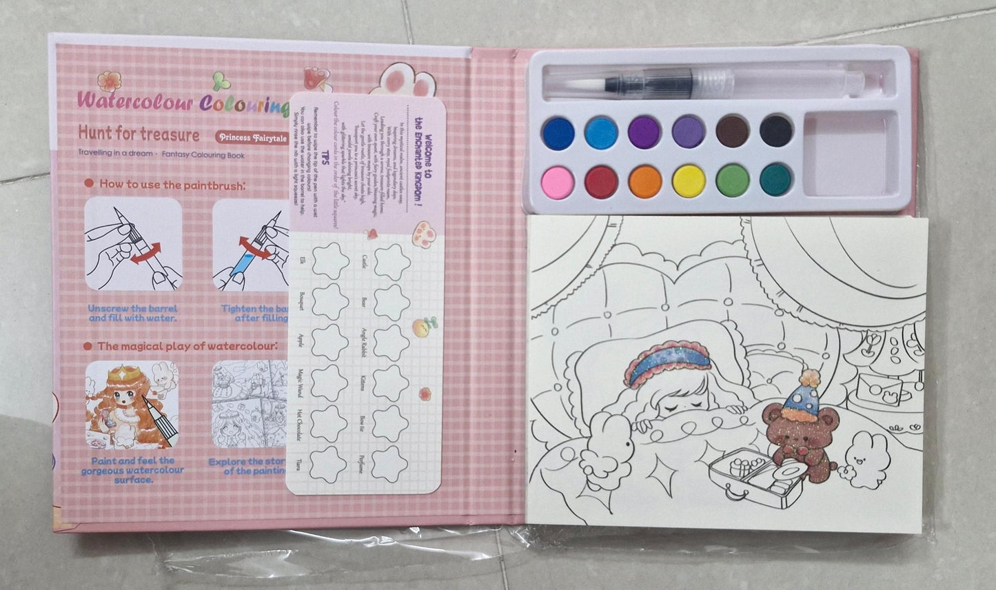 Cartoon Art Coloring Painting Set for Kid's - lorexa