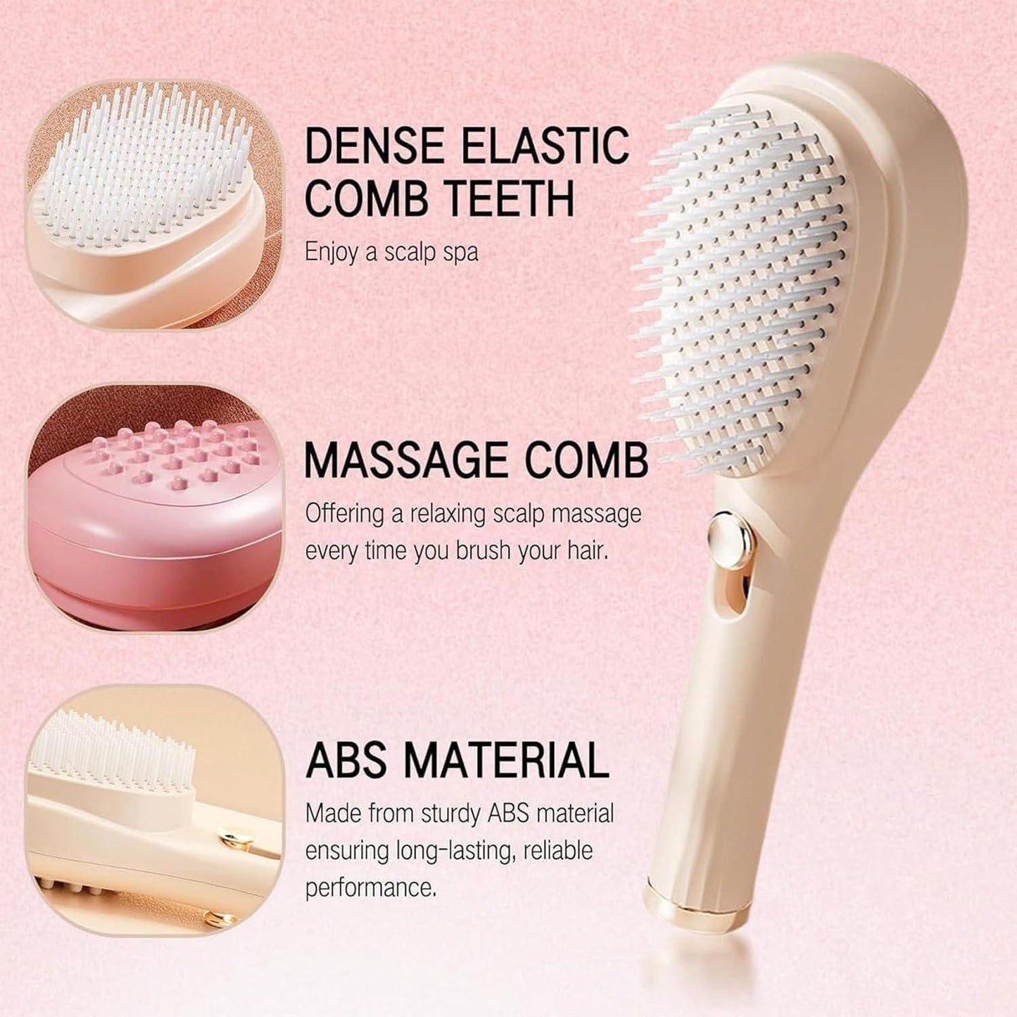 Scalp Massage Comb with Retractable Bristle 07ufrb-rm