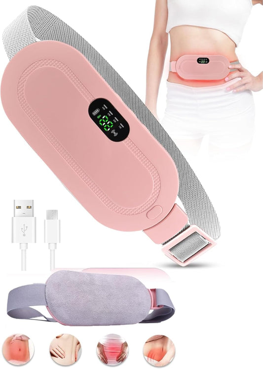 Period Cramp Relief Massager with Heating Pad for Back Pain|Cramp Free- Period Cramp Relief Heater & Massager|Works As Periods Pain Relief|Periods Cramps,Back/Belly Heating Pad 18057