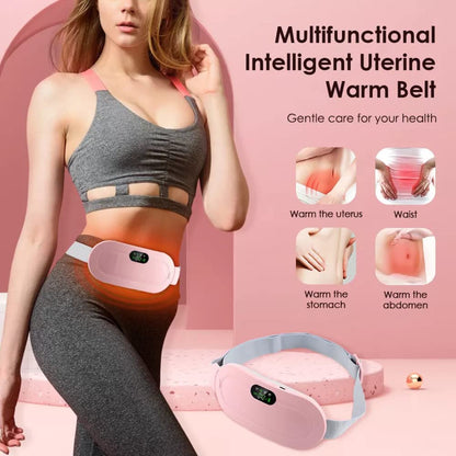 Period Cramp Relief Massager with Heating Pad for Back Pain|Cramp Free- Period Cramp Relief Heater & Massager|Works As Periods Pain Relief|Periods Cramps,Back/Belly Heating Pad 18057