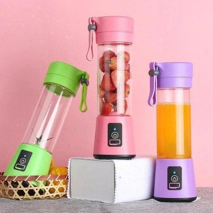 Portable Electric 6 Blade USB Juice Maker (380 ml) - lorexa
