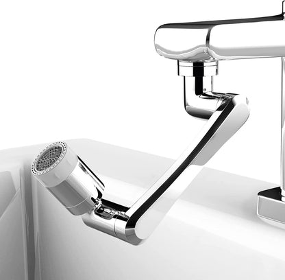 Rotating Faucet Extender Aerator, Universal Splash Filter Faucet, Large Angle Rotating Splash Filter Faucet Extender Aerator  with 2 Water Outlet Modes, Sink Sprayer (All Plastic) - lorexa