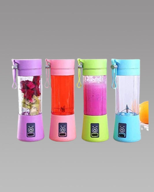 Portable Electric 6 Blade USB Juice Maker (380 ml) - lorexa