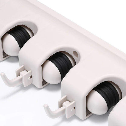 Mop Holder - 5 Layer Wall Mounted Mop & Broom Holder 07ufrb-rm