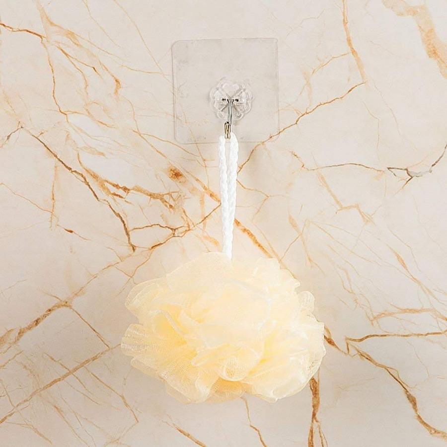 Hooks-Transparent Self Adhesive Hooks Hanger(Pack of 6) 07ufrb-rm