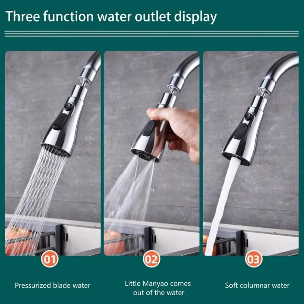 3 Modes Kitchen Sink Faucet - lorexa
