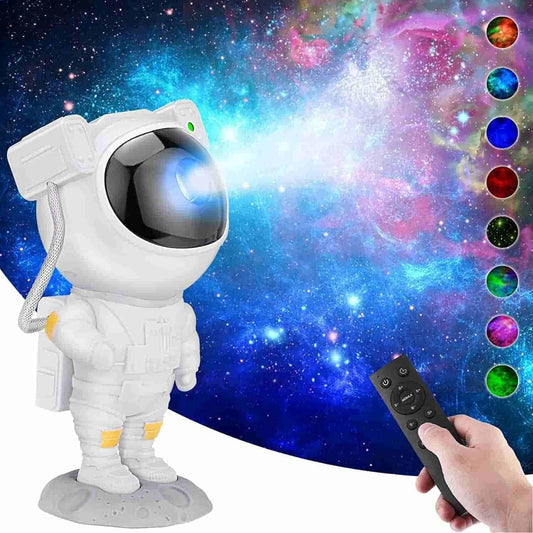 Astronaut Galaxy Projector - 360 Magnetic Head Rotation, Remote Control - lorexa