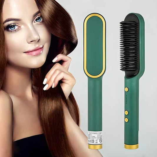Professional Electric Hair Straightener Comb Brush 07ufrb-rm