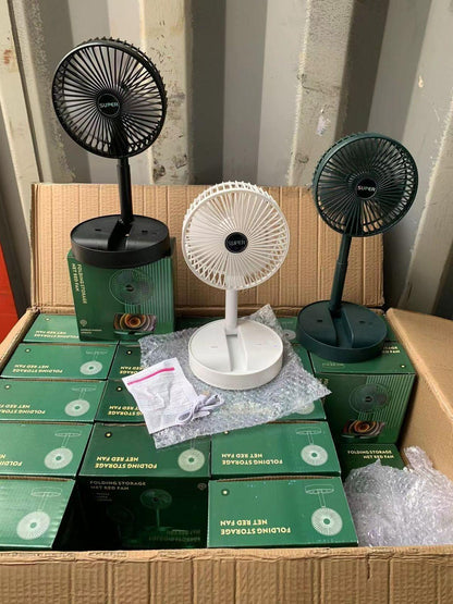 Powerful Rechargeable High Speed Table Desk Fan - lorexa