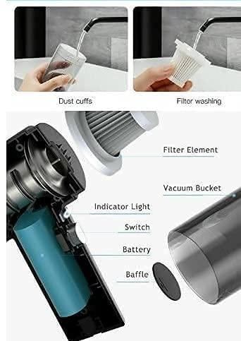 BD Portable Air Duster Wireless Vacuum Cleaner - lorexa