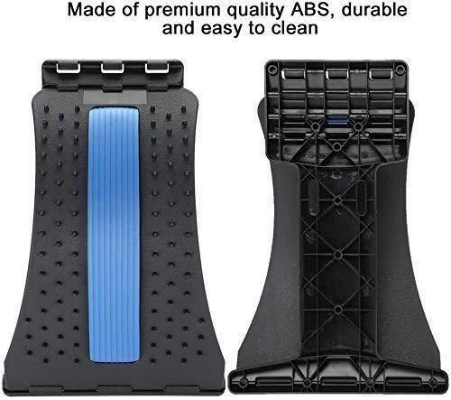 Multi-Level Back Stretcher Posture Corrector Device for Back Pain Relief with Back Support Mate Magic Back Stretching Massage (Blue) 07ufrb-rm