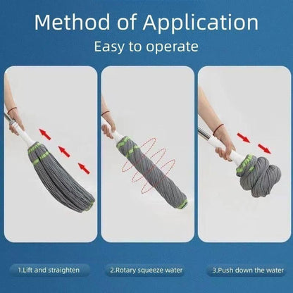 Easy Squeeze Twist Mop for Floor Cleaning 07ufrb-rm