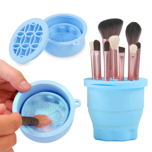 Silicon Makeup Brushes Cleaning Cup 07ufrb-rm