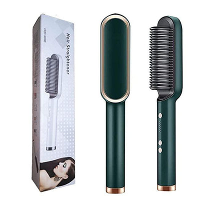 Professional Electric Hair Straightener Comb Brush 07ufrb-rm