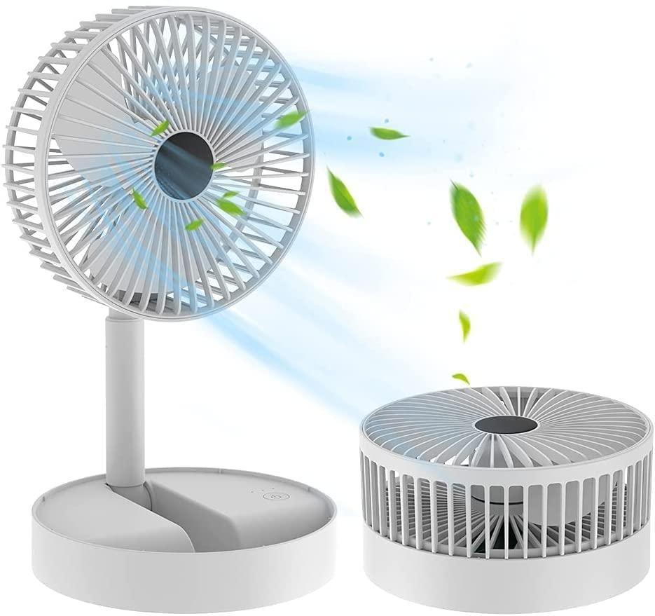 Powerful Rechargeable High Speed Table Desk Fan - lorexa