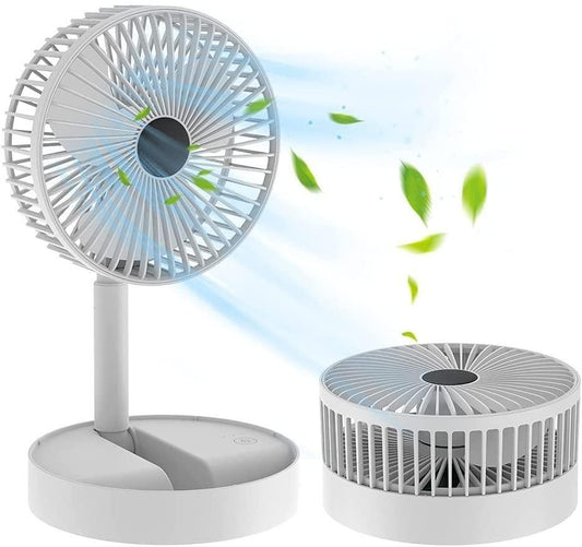 Powerful Rechargeable High Speed Table Desk Fan - lorexa