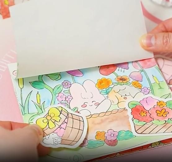 Cartoon Art Coloring Painting Set for Kid's - lorexa