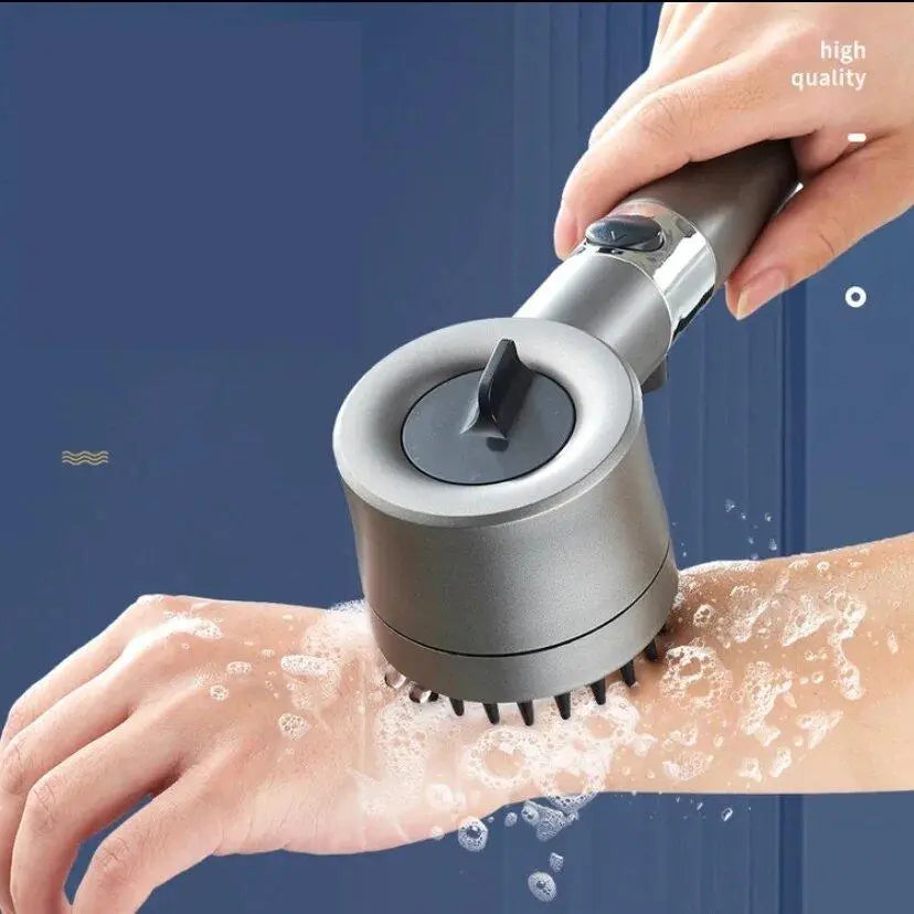 High Pressure 3-Setting Handheld filtration brush Shower head - lorexa