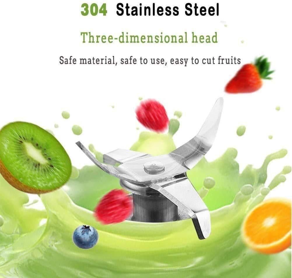Portable Electric 6 Blade USB Juice Maker (380 ml) - lorexa