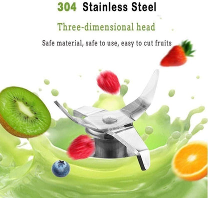 Portable Electric 6 Blade USB Juice Maker (380 ml) - lorexa