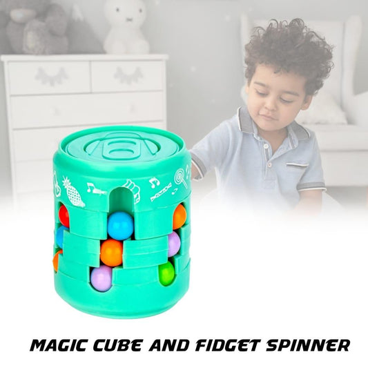 Can Cube Toy Magic Bean Rotating Sliding Puzzle Game - lorexa