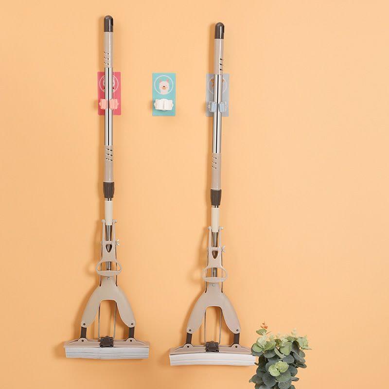 Mop Broom Holder-Wall Mounted Cartoon Mop, Broom Holders(Pack of 2) 07ufrb-rm
