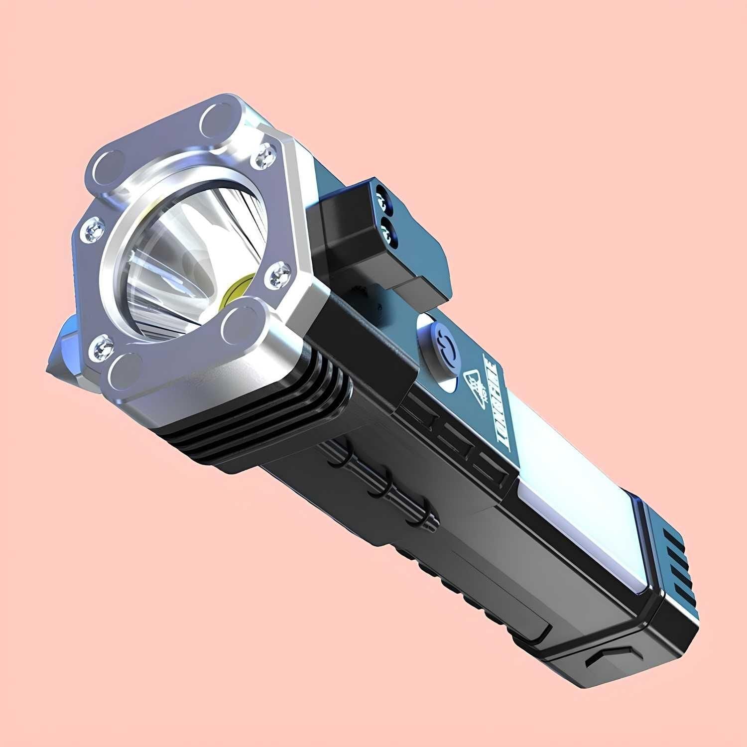 Portable Rechargeable Torch LED Flashlight - lorexa