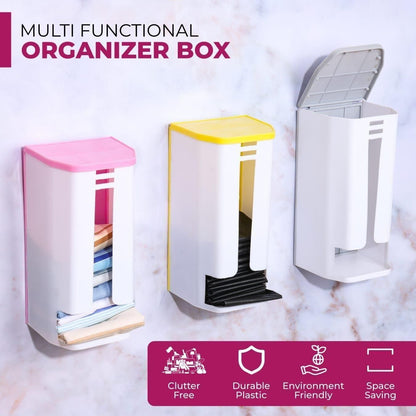 Kitchen Dispenser Grocery Bags Holder Storage Box Container - lorexa