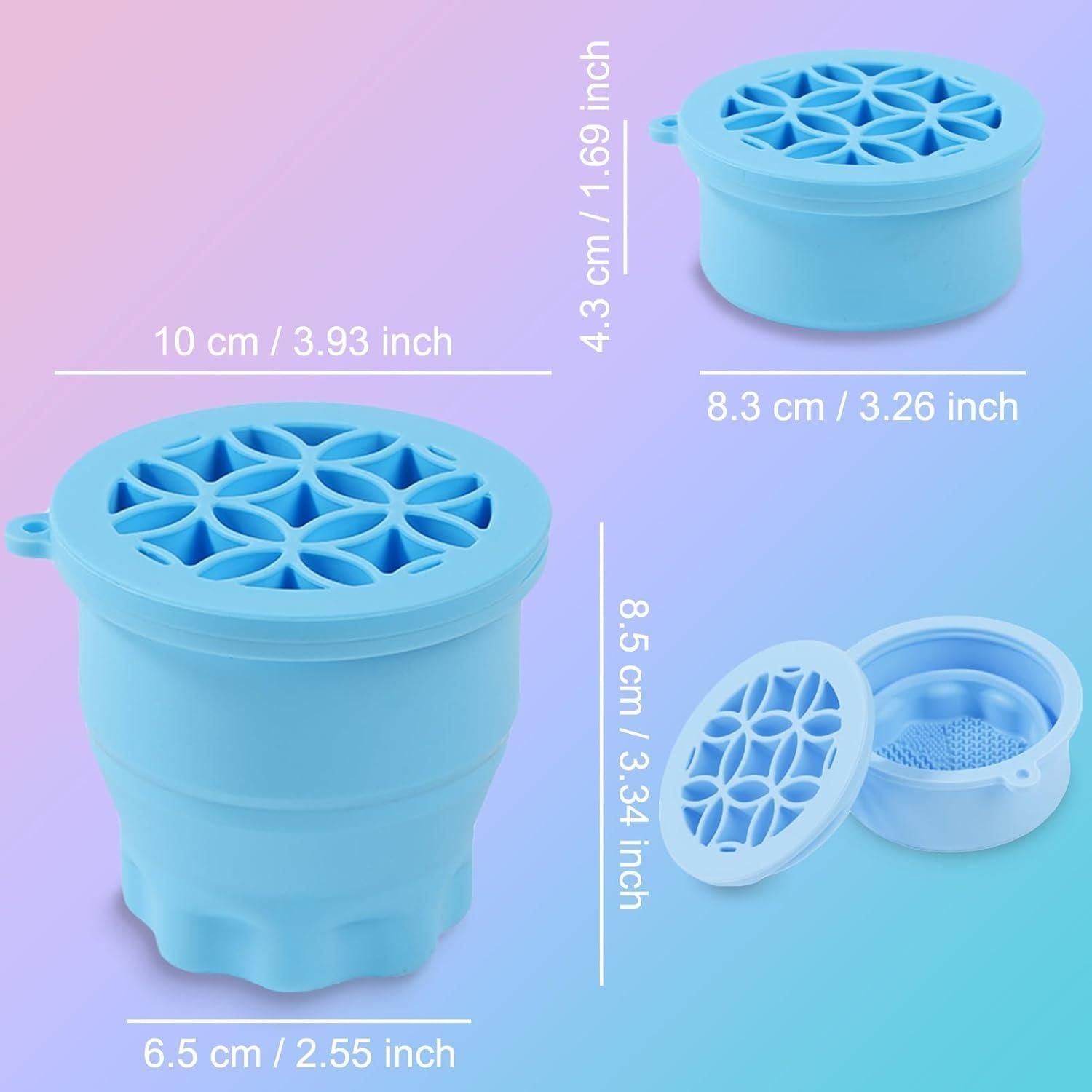 Silicon Makeup Brushes Cleaning Cup 07ufrb-rm