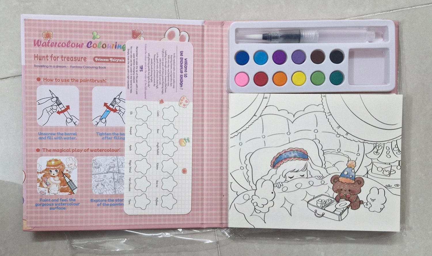 Cartoon Art Coloring Painting Set for Kid's - lorexa