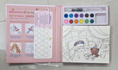 Cartoon Art Coloring Painting Set for Kid's - lorexa