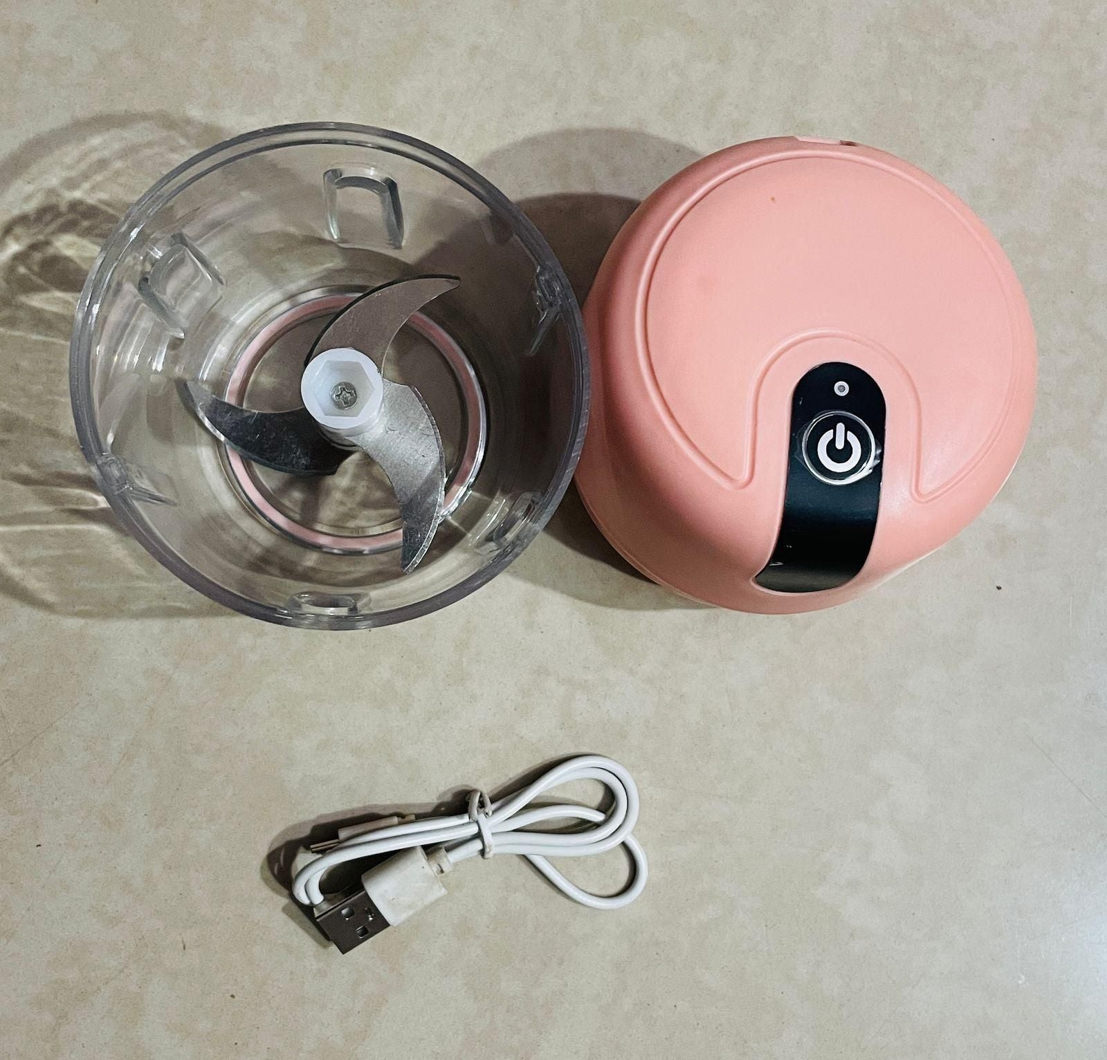 Mini Electric Meat/Garlic Chopper Portable Food Processor - lorexa